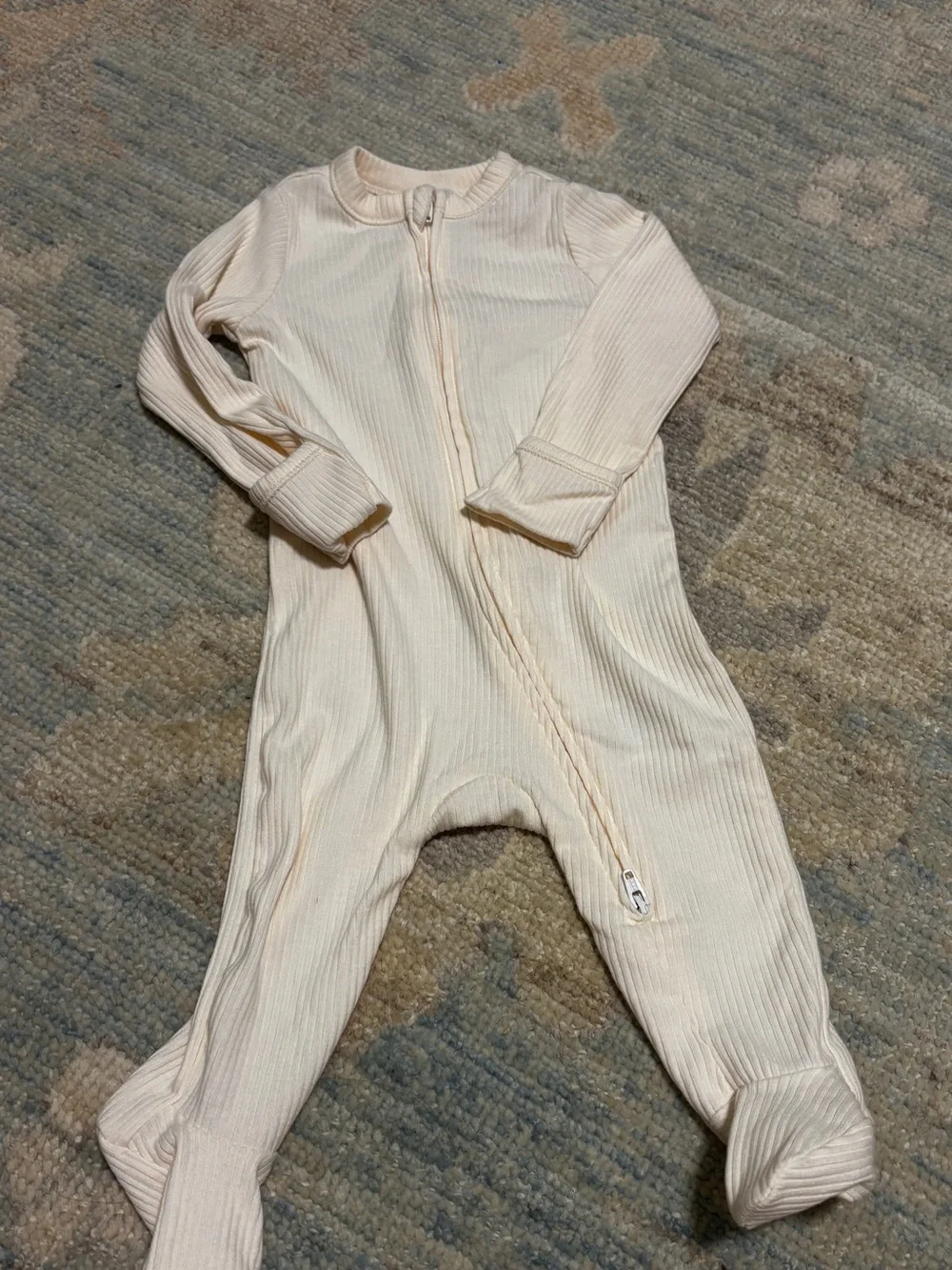 NWOT 3 Old Navy Ribbed Baby Footed Pajamas
